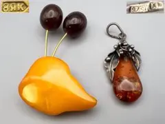 バルト海産の天然琥珀（アンバー）を使用した琥珀✨ - メルカリ