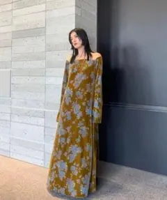 k*i様 ameri vintage 今期新作未使用 DRESS ボルドー - メルカリ