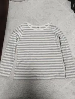 earth music&ecology ストライプ長袖Tシャツ