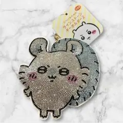 ちいかわ　ももんが　ビーズ装飾 キャラクターキーホルダー　ラインストーン