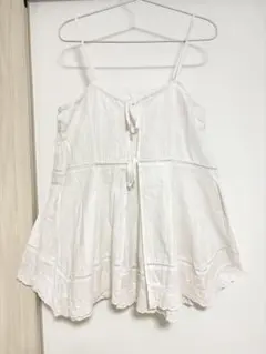 GO TO HOLLY WOOD ホワイト レースキャミソール☆160 - メルカリ