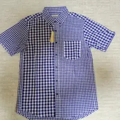 MEN'S BIGI半袖チェックシャツ 新品未使用