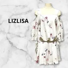 LIZ LISA 花柄オールインワン コンビネゾン フリー オフショルのサムネイル
