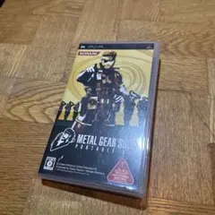 メタルギアソリッドポータブルオプス　PSP用ソフト