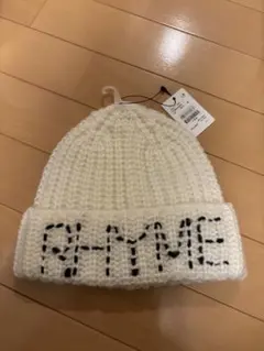 ダーリッチ darich DDロゴバスケットニットビーニー WHT ニット帽