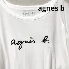 美品アニエスベー　ロングTシャツ ホワイト　T3