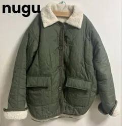nugu キルティングボアジャケット