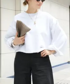 Deuxieme Classe CELERI モックネックスウェット　グレーのサムネイル