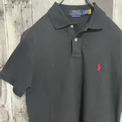ラルフローレン　Ralph Lauren　半袖ポロシャツ　現行タグ　ブラック　S