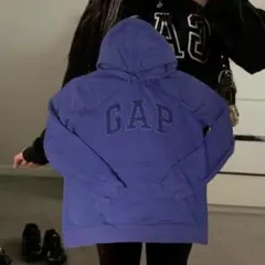 GAPボルドーアーチロゴパーカー長袖ワッペン平成ギャルY2Kアメカジプル 