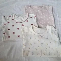 ベビーシャツ肌着 3点セット 90サイズ