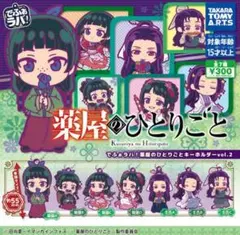 薬屋のひとりごと でふぉラバ！ ストラップ 猫猫 壬氏 2種セット