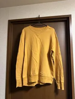 ユニクロ　スウェット　イエロー　グッドサイズ