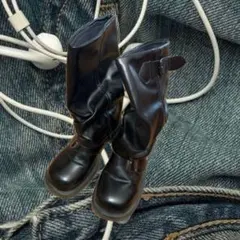 レザー ブーツ グランジ 平成 y2k 00s