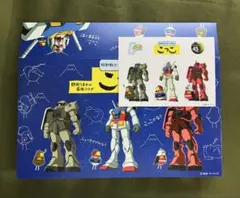 静岡最強コラボ　こっこ+ガンダム 45周年記念 ステッカー 3枚セット 空箱