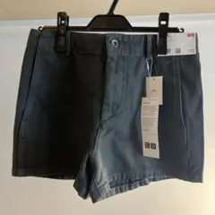 新品　Uniqlo U ダークグレー デニムショートパンツ 25（63.5cm）