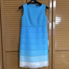 pierre cardin グラデーション　 ノースリーブワンピース
