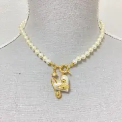 Vivienne Westwood｜ORIETTAパールネックレス／ゴールド