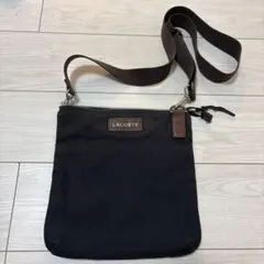LACOSTE ラコステ 黒 ショルダーバッグ