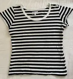 agnès b. ボーダー半袖Tシャツ T2