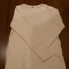 UNIQLO ソフトタッチクルーネックTシャツ Sサイズ　ベージュ