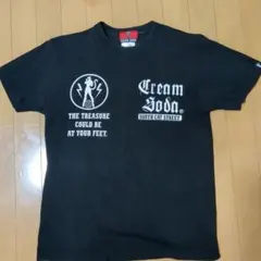 Cream Soda ドラゴン Tシャツ ブラック