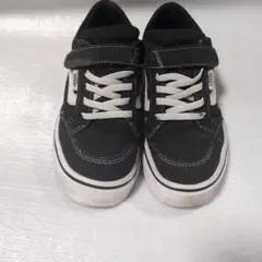 VANS 22cmブラック スニーカー ベルクロ付き