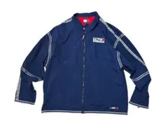 希少　TOMMY JEANS レア　ネイビー ナイロンジャケット L