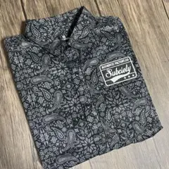 【極美品】Subciety ペイズリー柄 半袖シャツ Lのサムネイル
