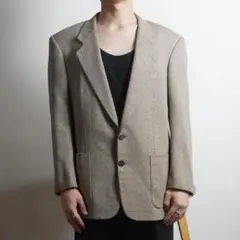 BALENCIAGA チェック柄テーラードジャケット ベージュ/CZ69のサムネイル