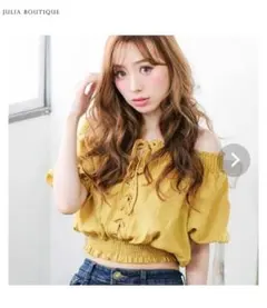 ＊タグ付き レースアップオフショルダー 2wayのサムネイル
