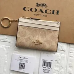 新品　コーチ COACH 定価23,100円 財布 コイン パス IDケース