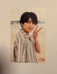 timelesz FAM トレカ 佐藤勝利　猪俣周杜