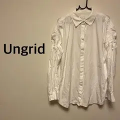 Ungrid アングリッド★コットンシャツ オーバーシャツ