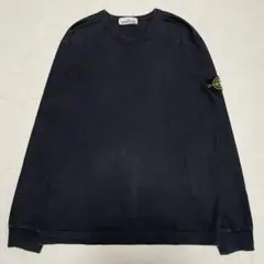 STONE ISLAND ヘビーウェイト ロングスリーブ Tシャツ オリーブ L 