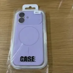 iPhone用ケース IP17対応 パープル