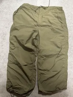 GU ナイロンカーゴパンツ オリーブ XL