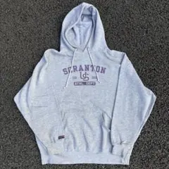 90s JANSPORT カレッジパーカー　プリントロゴ　M相当