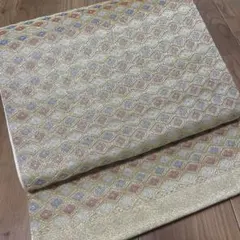 ⭐️極美品　西陣織 高級 佐賀錦 袋帯⭐️菱紋 小紋 420cm 着物 フォーマル