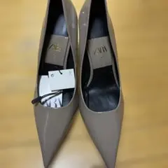 ZARA ベージュ ハイヒール 38