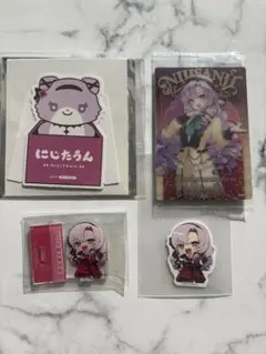 にじさんじ　壱百満天原サロメ　にじたうん特典、チョコエッグ　アクスタ、ウエハース