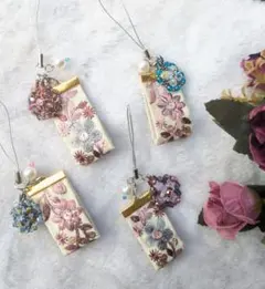 インド刺繍リボン コードホルダー 3個セット - メルカリ