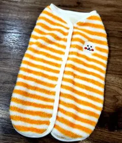小さめXLサイズ犬服後ホックなので着せやすいオレンジのサムネイル
