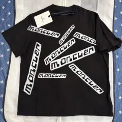 タグ付☆ モンクレール フラグメント S 1952 Tシャツ ネイビー 3S17
