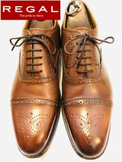 ★超美品！使用数回のみ★定価44,000円！リーガル セミブローグ 9.5インチ