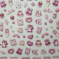 ネイルシール 5D3D立体 ロッツオ トイストーリー ディズニー キャラクター