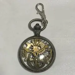 スチームパンク風　時計チャーム　数字アリ