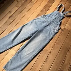 H&M子供服 キッズ デニム オーバーオール 140cm 中古 美品