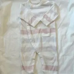 ジェラートピケ　ロンパース 70-80サイズ ストライプ