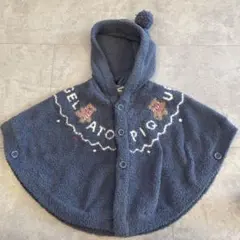 超美品Gelato Pique グレー ポンチョ